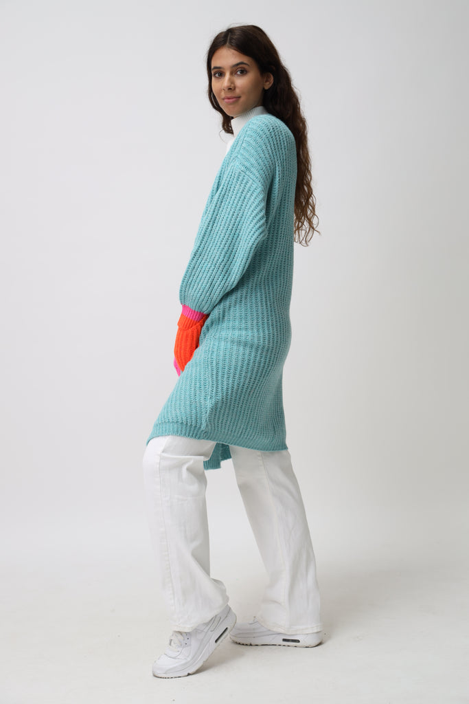Cardigan mit bunten Taschen TAMBA