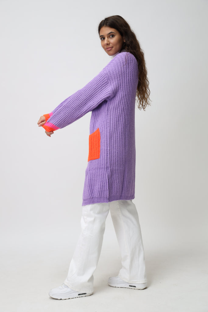 Cardigan mit bunten Taschen TAMBA