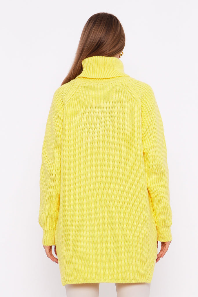 Grobstrick-Pullover mit Rollkragen TAMBA
