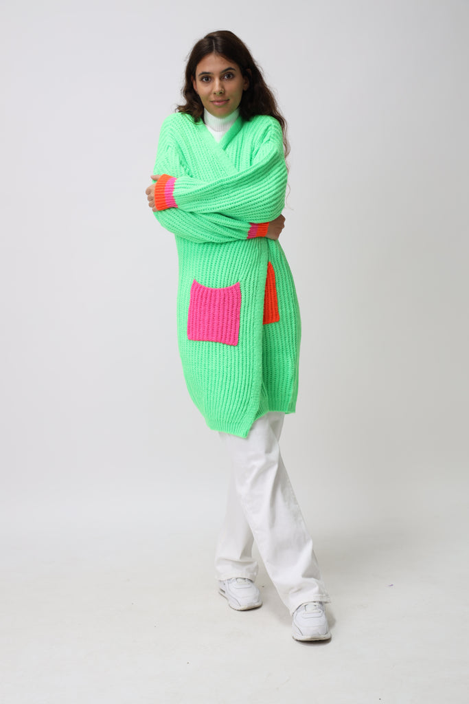 Cardigan mit bunten Taschen TAMBA