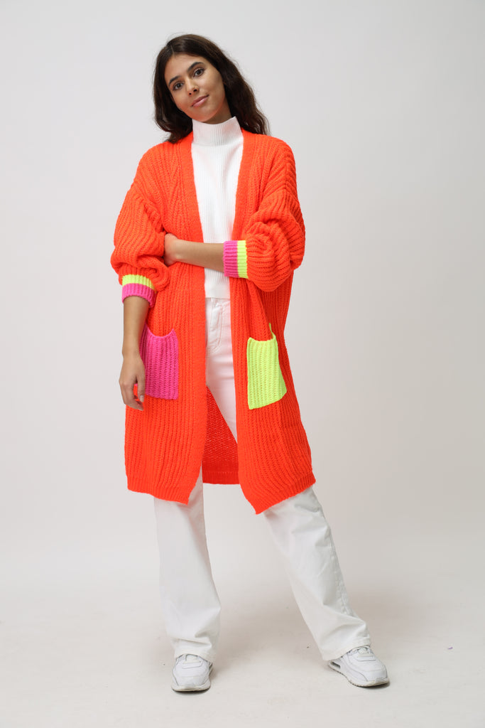 Cardigan mit bunten Taschen TAMBA