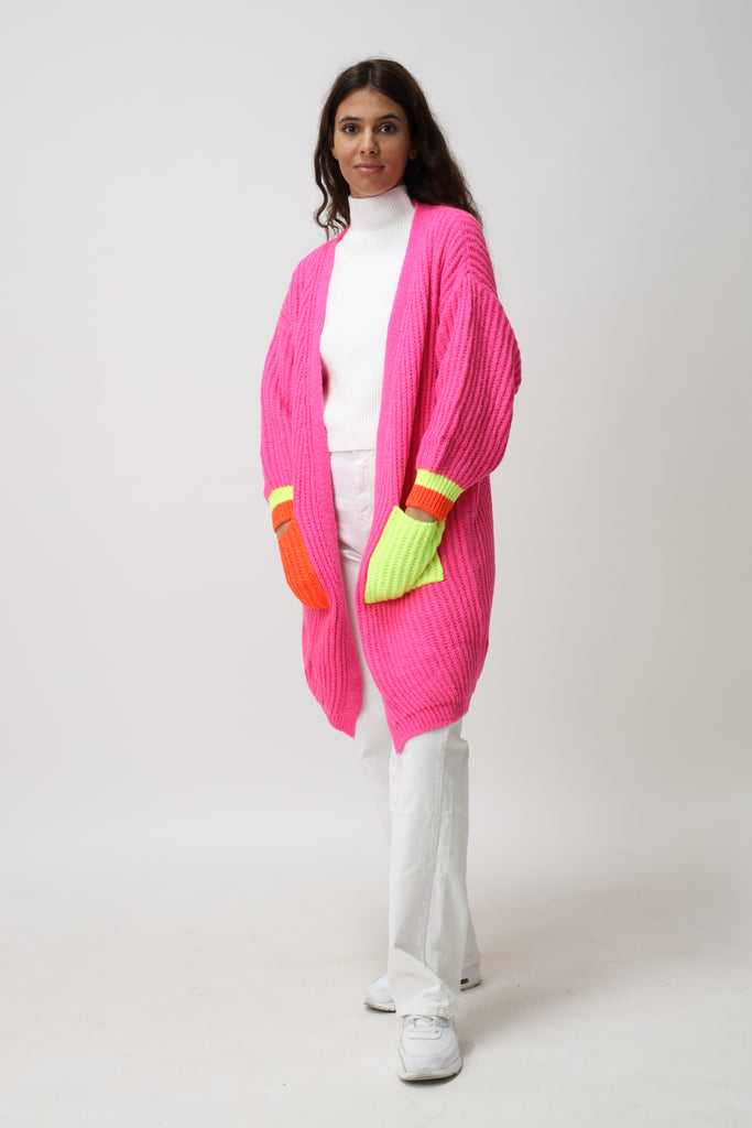 Cardigan mit bunten Taschen TAMBA