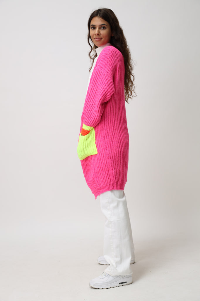 Cardigan mit bunten Taschen TAMBA