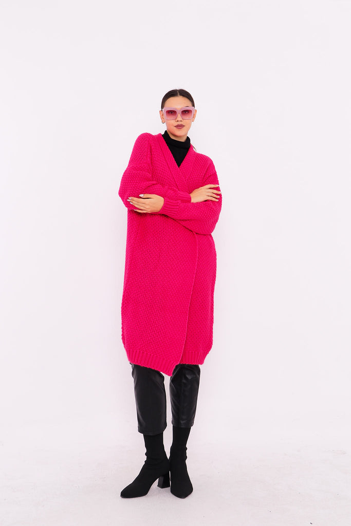 Grobstrick-Cardigan TAMBA