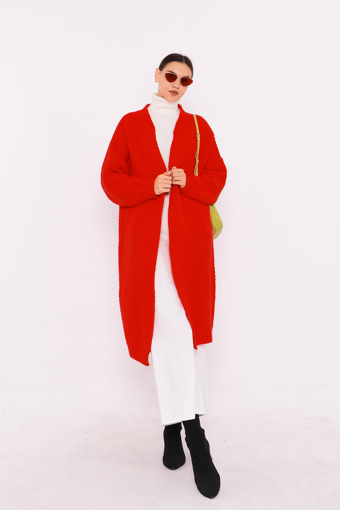Grobstrick-Cardigan TAMBA