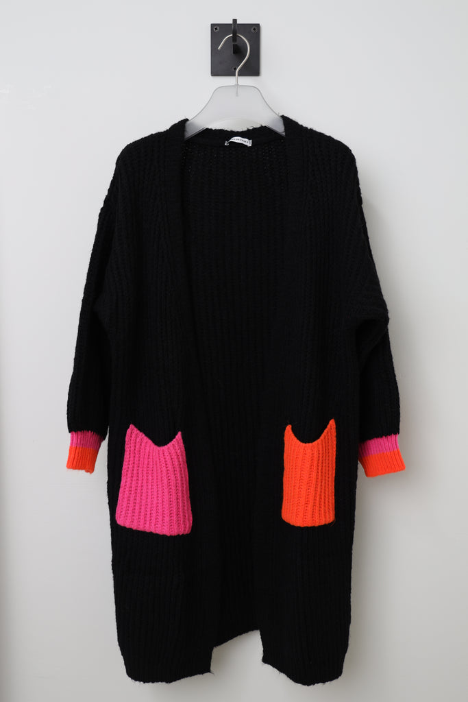 Cardigan mit bunten Taschen TAMBA