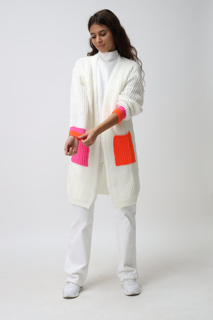 Cardigan mit bunten Taschen TAMBA