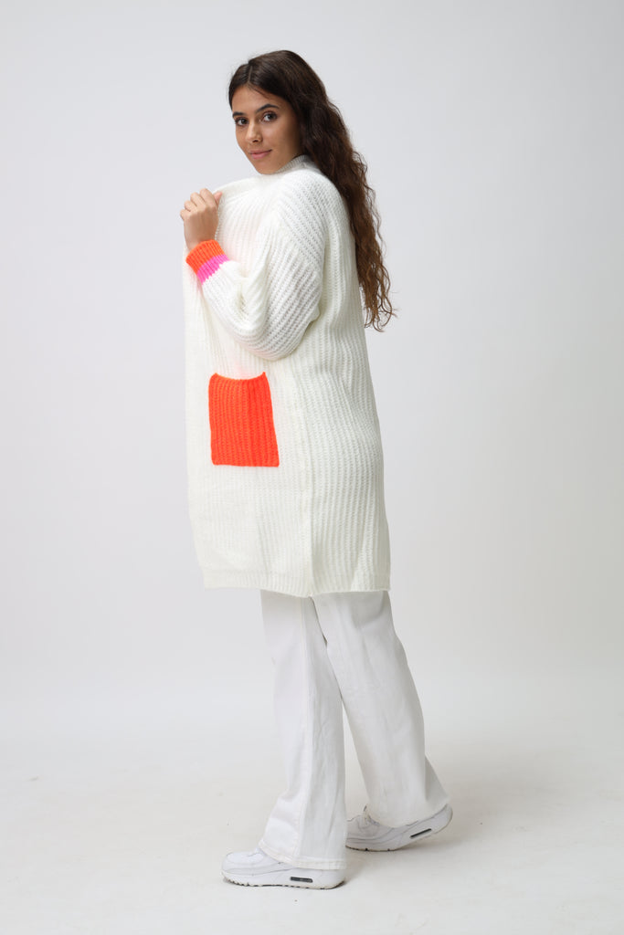 Cardigan mit bunten Taschen TAMBA