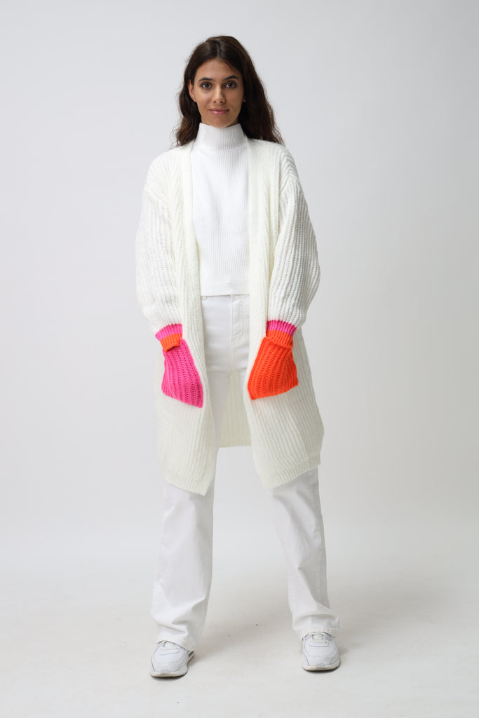 Cardigan mit bunten Taschen TAMBA